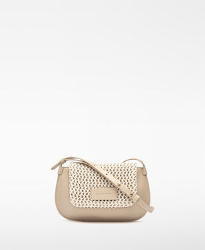 Mini bandolera Dorna textura rafia