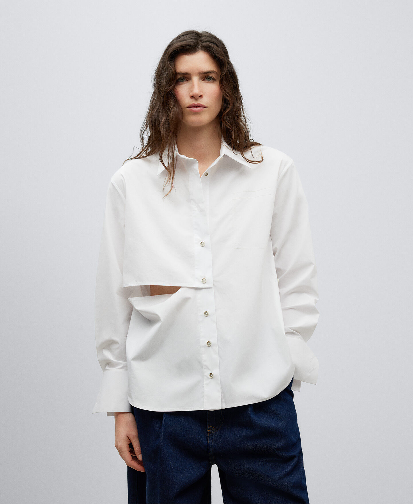 Camisa blanca adolfo dominguez shop