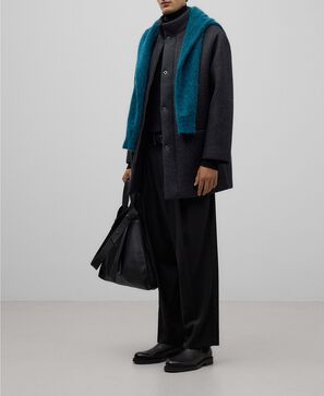 Structured coat man