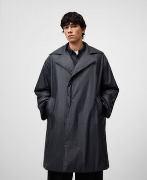 Gabardina oversize hombre