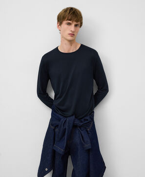 Regular fit long sleeve T-shirt man