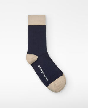 コットンブレンドツートーンソックス