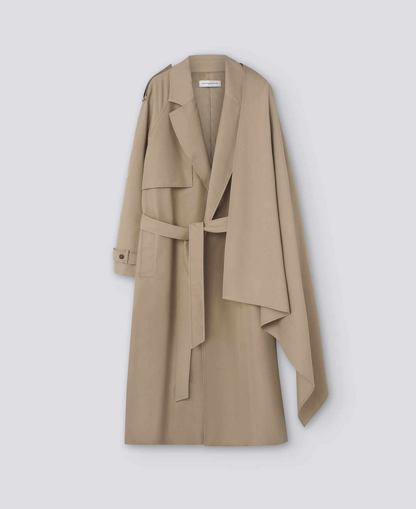 Long cotton fabric trench coat for woman AD UK