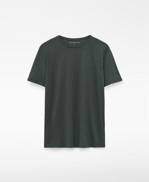 Camiseta regular fit lyocell y algod&oacute;n