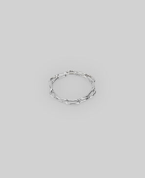 Anillo eslabones irregulares mujer