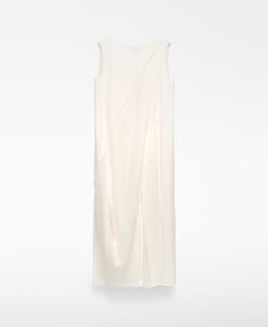 Vestido midi globo pinzas