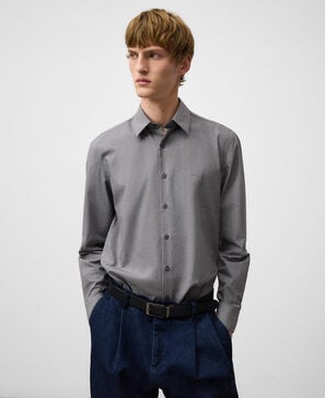 Camisa regular fit cuadros hombre