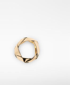Braided metal ring