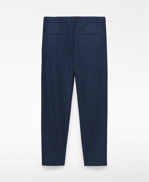 Pleated jogger trousers
