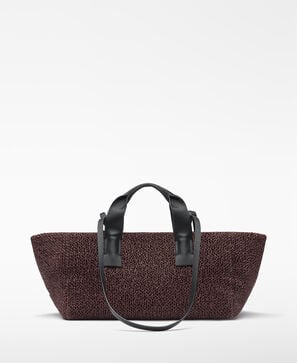 Raffia texture Dorna basket bag