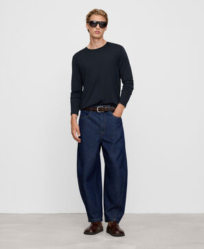 Cotton and lyocell regular fit T-shirt