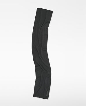 Cotton plain-knit scarf
