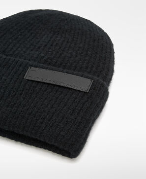 Gorro canelado com mohair