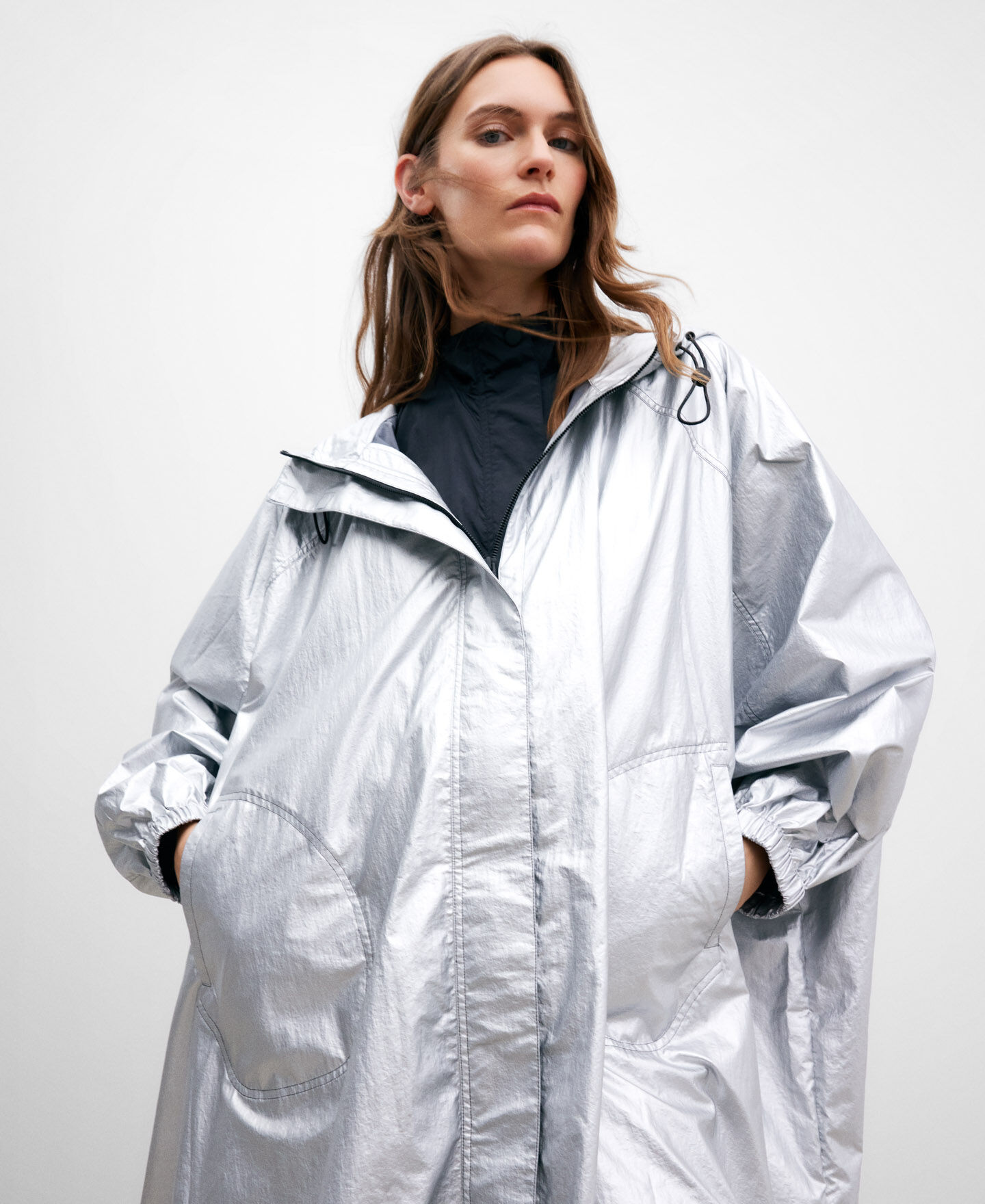 Nylon coat on sale