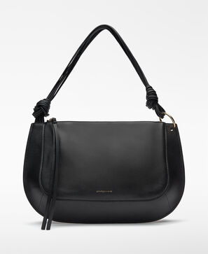 Schultertasche Dorna aus feinem Schlauchleder