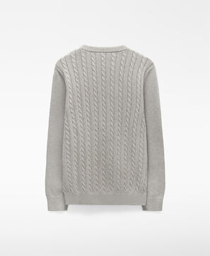 Jersey punto ochos algodón hombre