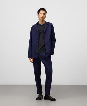 Regular fit crew collar sweater man
