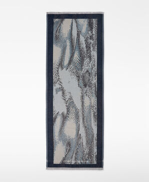 Chal estampado jacquard algod&oacute;n org&aacute;nico