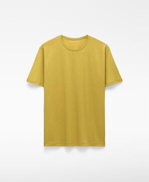 Camiseta regular fit lyocell algod&oacute;n