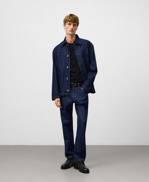 Cotton denim jacket man