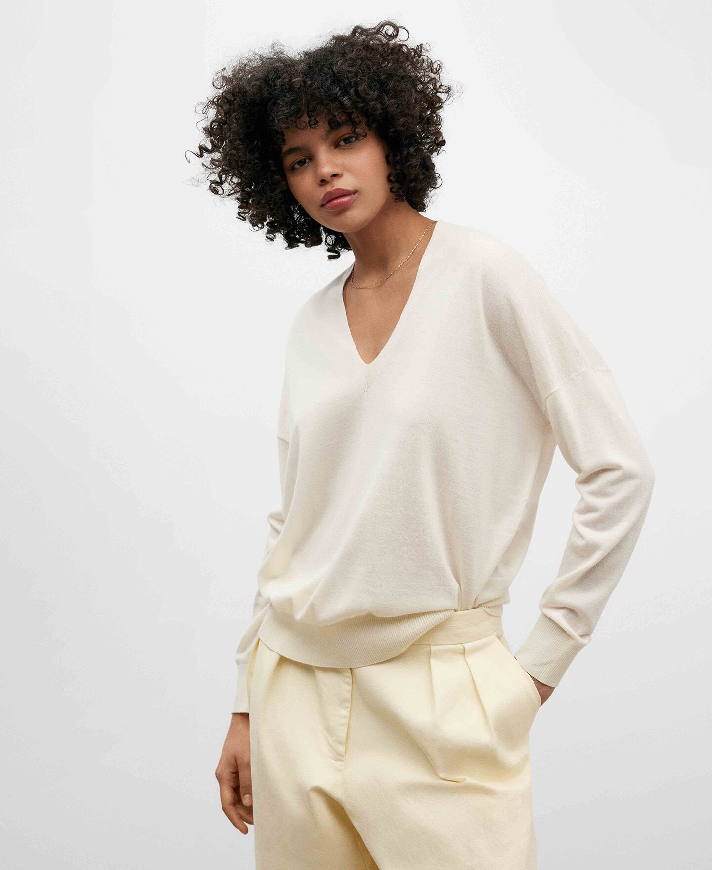 Jersey lana merino oversize mujer Adolfo Dom nguez