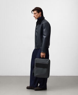 Nylon compact backpack man