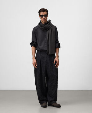 Bufanda lisa punto algodón hombre