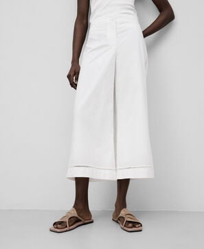 Pantal&oacute;n recto algod&oacute;n mujer