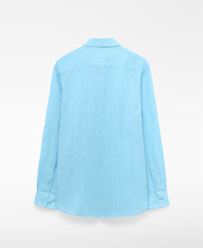European linen regular fit shirt