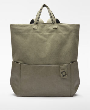 Recycled polyester blend backpack man