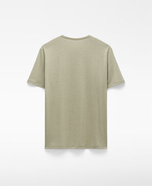 Camiseta regular fit lyocell algod&oacute;n
