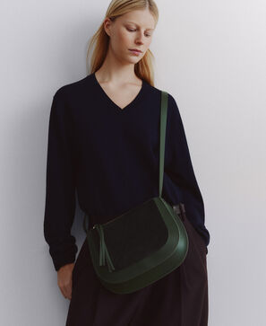 Dorna pony-hair effect medium crossbody