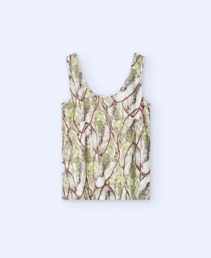 Camiseta estampada tirantes