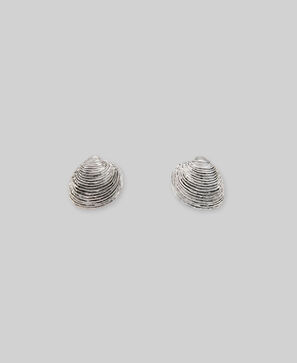 Metal shell earrings woman