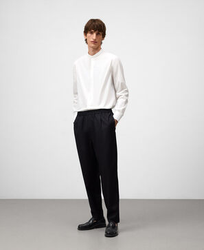 Regular fit Mandarin collar shirt man