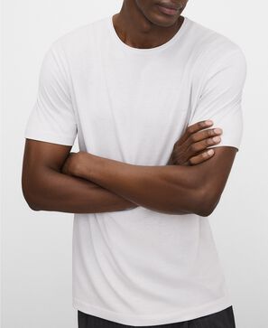 Cotton and lyocell regular fit T-shirt