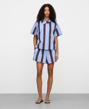 Bermuda rayas algod&oacute;n