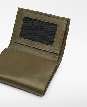 Leather tri-fold wallet