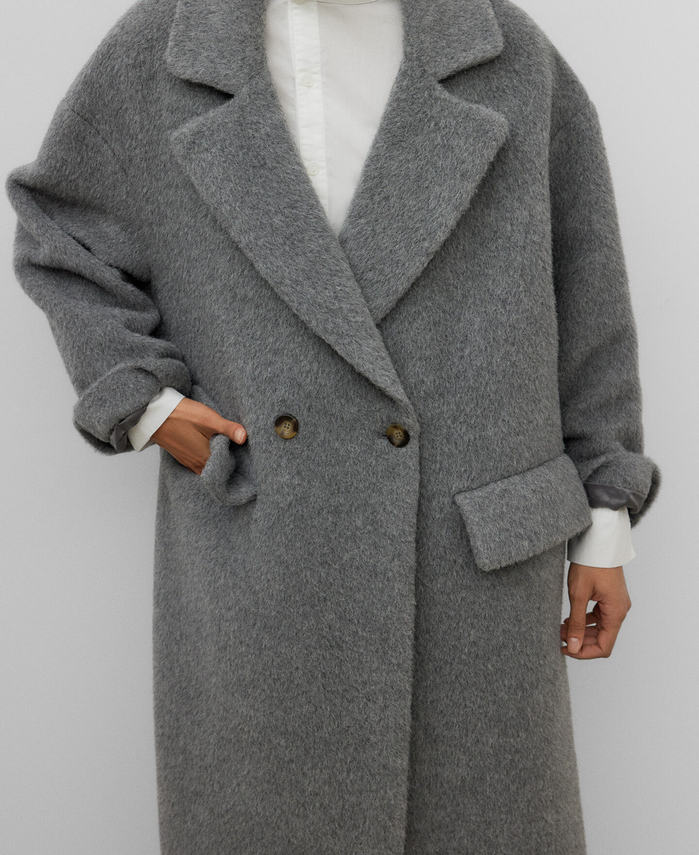 Manteau discount en alpaga