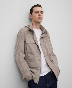 Nylon safari jacket man