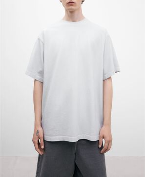 Camiseta en algodón gris para hombre