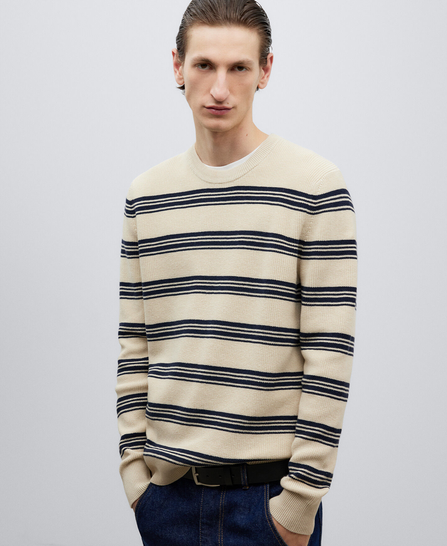 Pull en lin hotsell homme