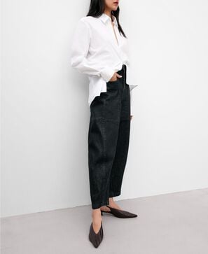 Vaquero banana gris algodón orgánico