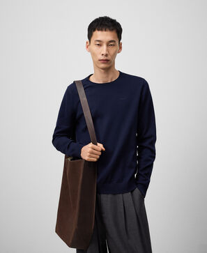 Regular fit roll neck sweater man