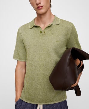 Polo piqu&eacute; melange