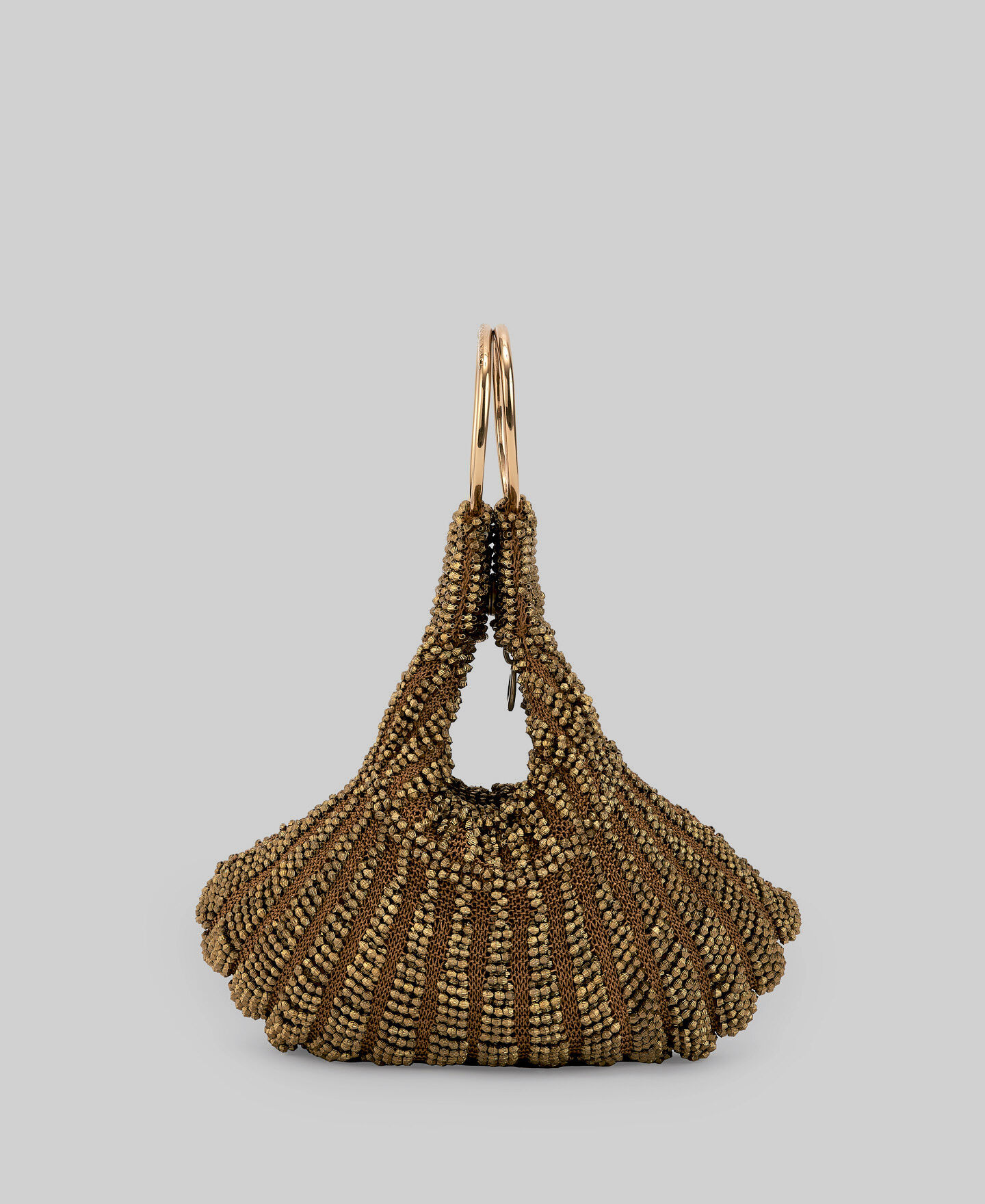 Metallic beaded bag hot sale
