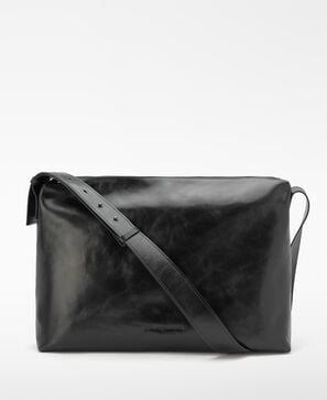 Bolso messenger piel