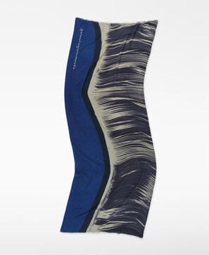 Organic cotton printed shawl woman