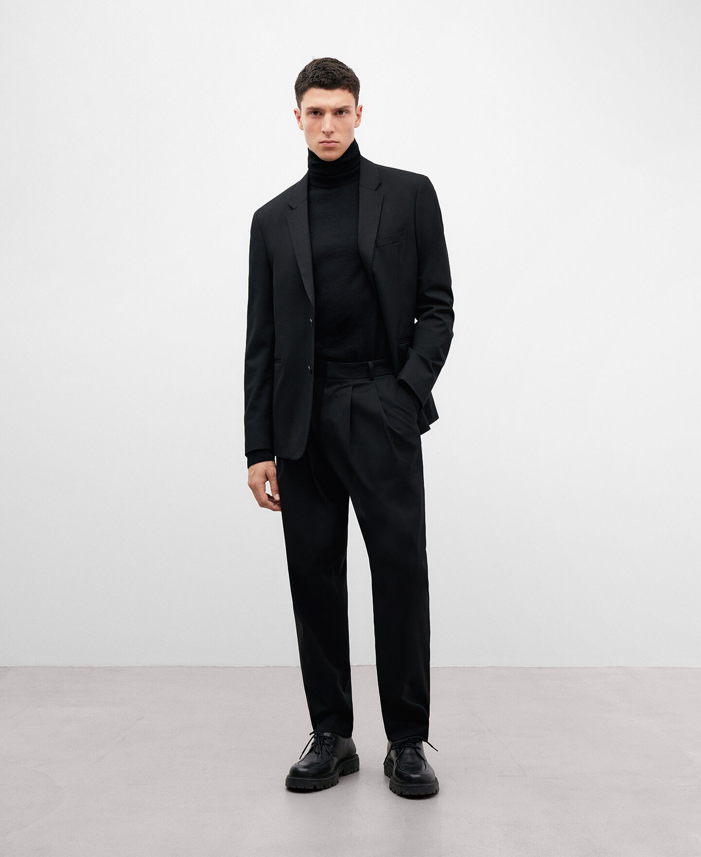 Black polyester deals jacket mens