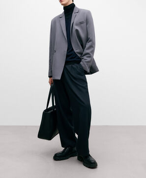 Merino wool V-neck jumper